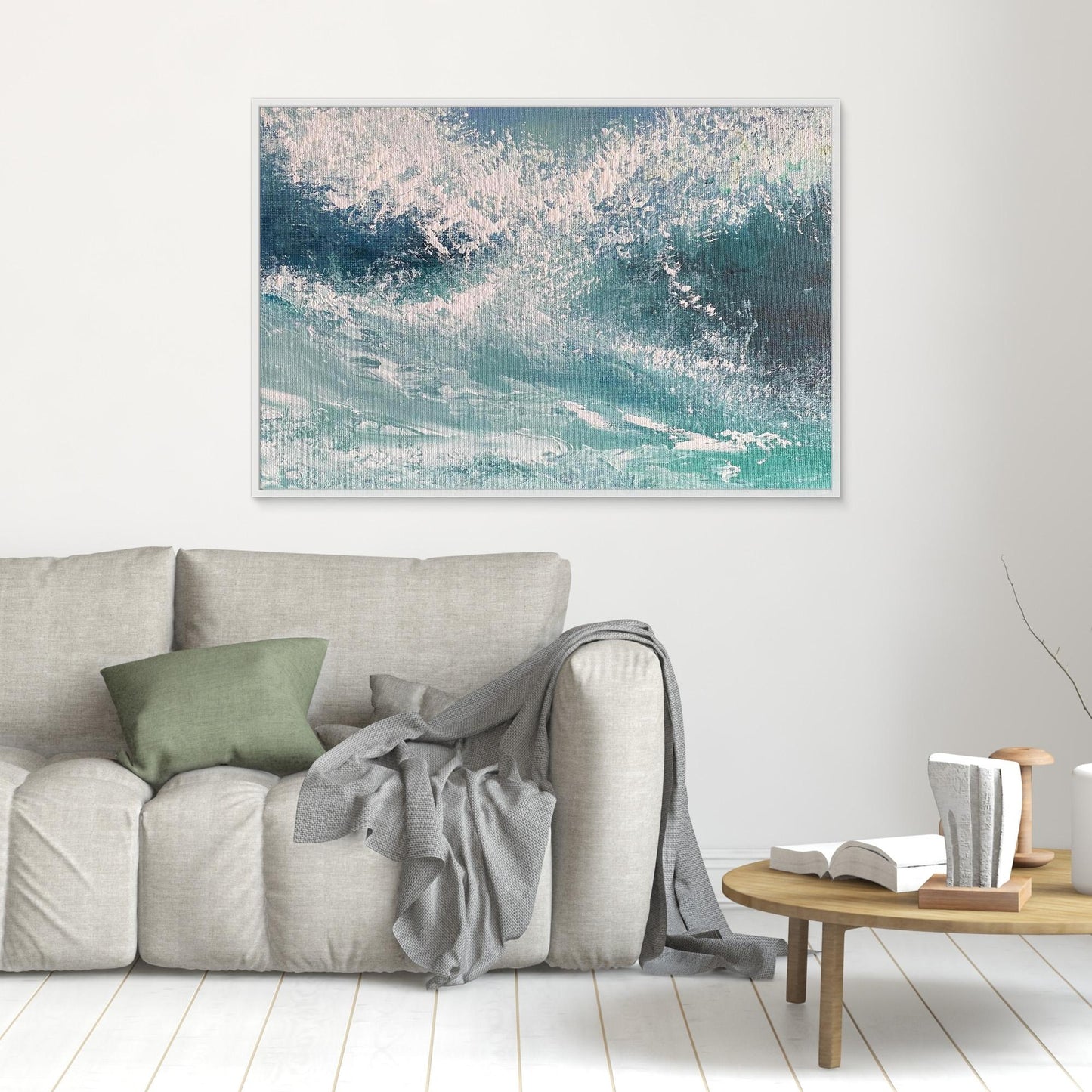 Experience - Big Wave Art Print on Canvas - Art of the Wave