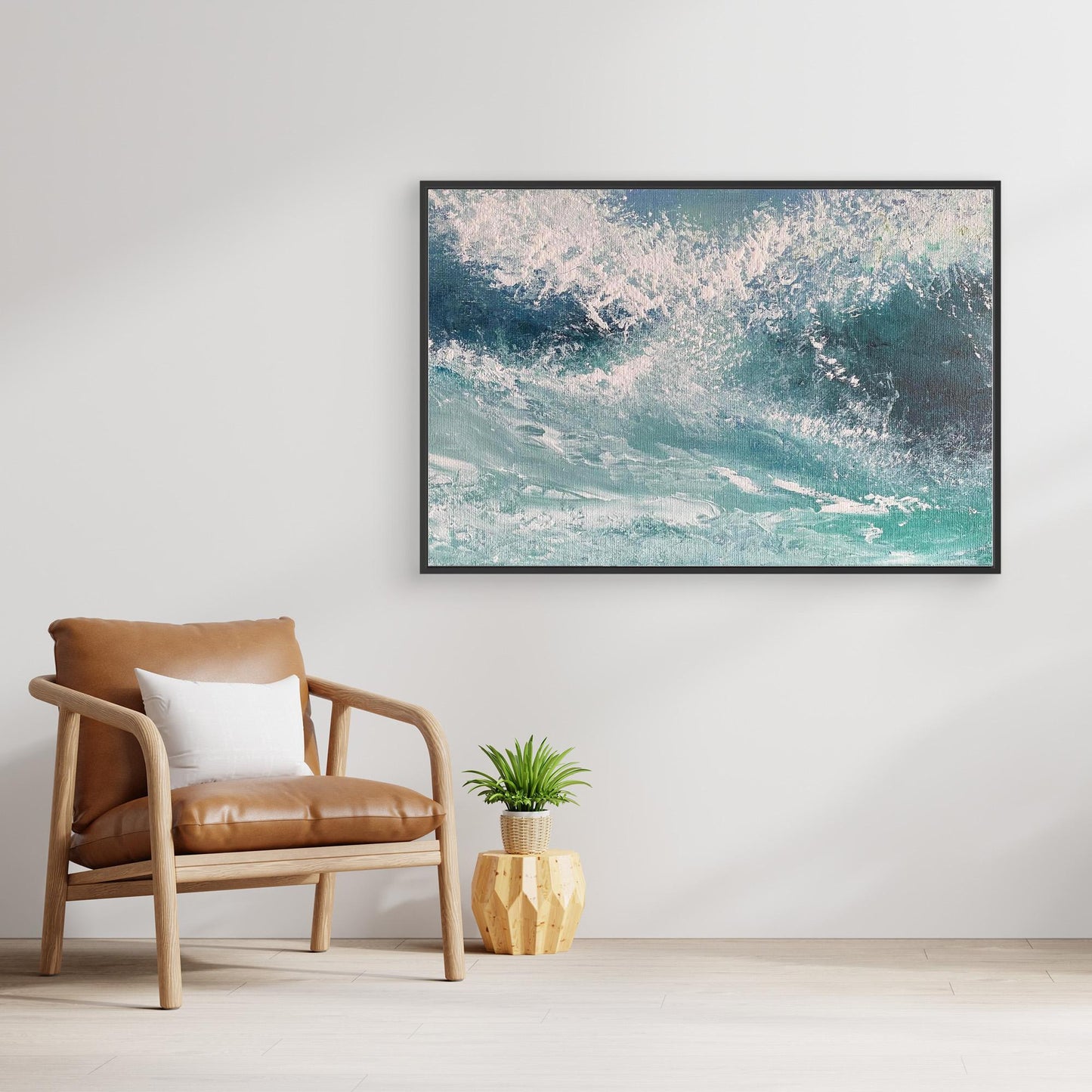 Experience - Big Wave Art Print on Canvas - Art of the Wave