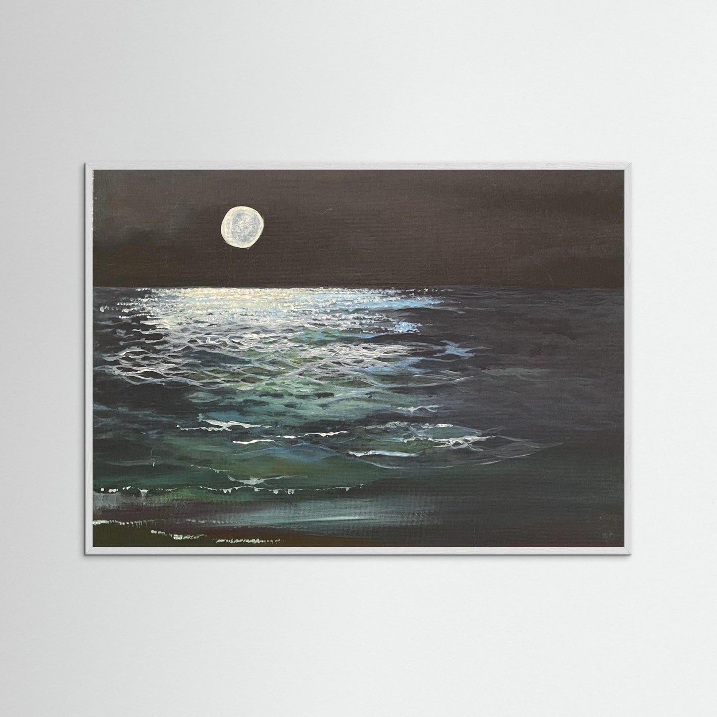 Lumen - Original Fine Art Moonlight Seascape Print - Art of the Wave