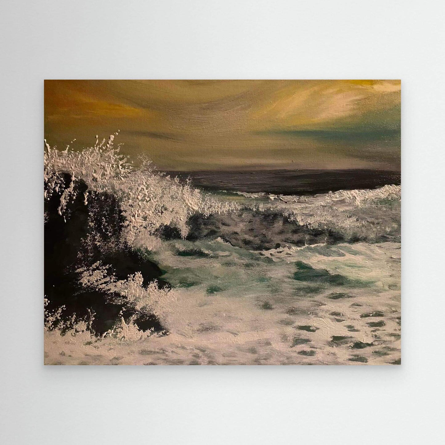 Transcendence - Contemporary Seascape Art Print on Canvas - Art of the Wave