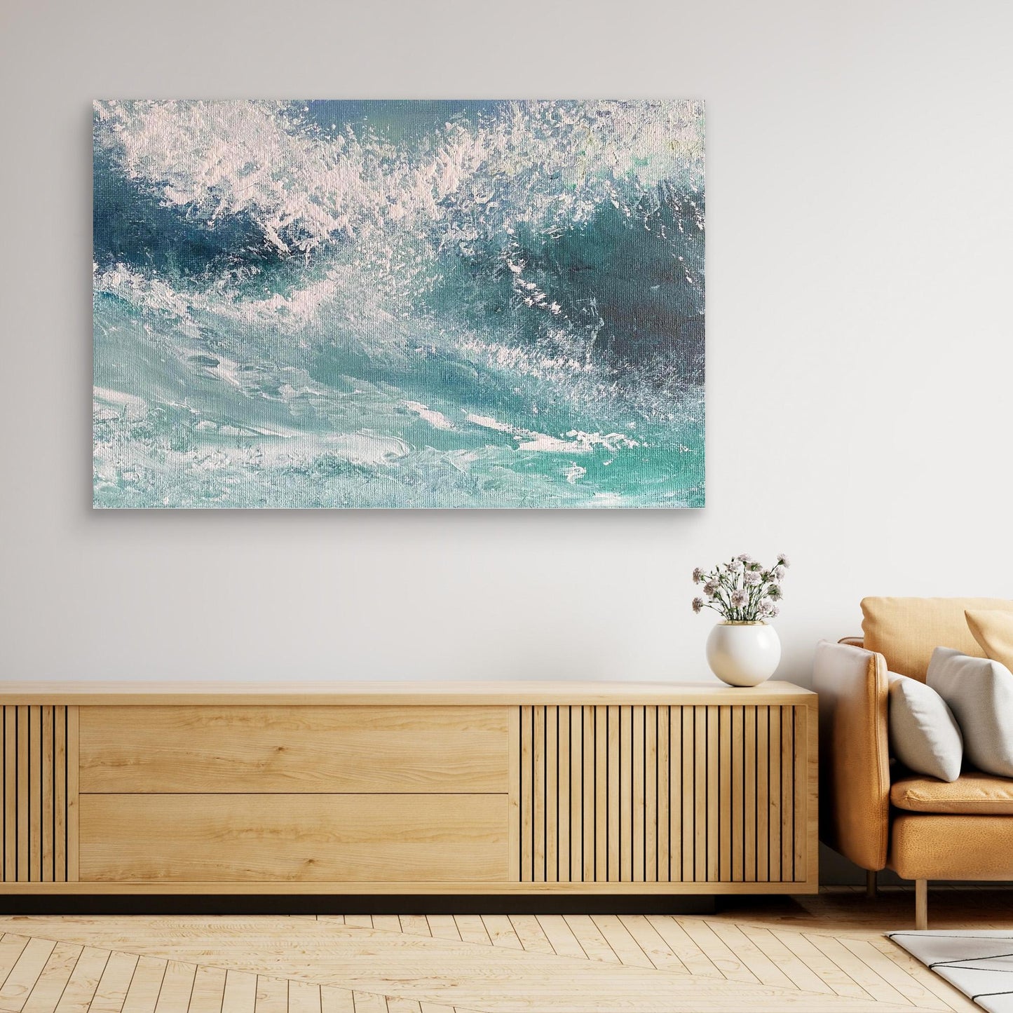Experience - Big Wave Art Print on Canvas - Art of the Wave