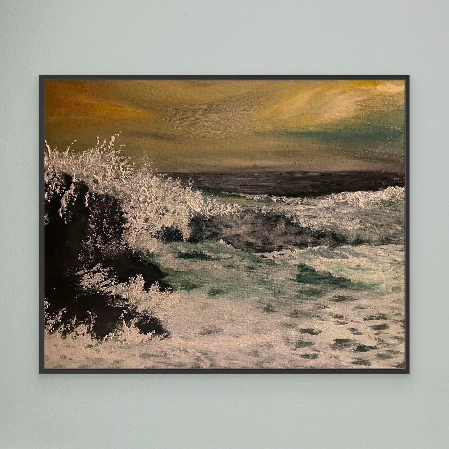 Transcendence - Contemporary Seascape Art Print on Canvas - Art of the Wave