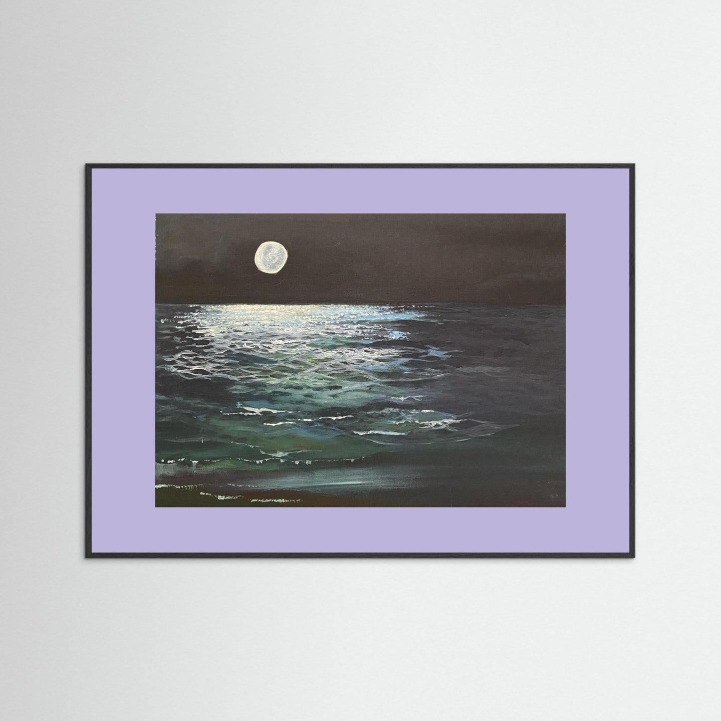 Lumen - Original Fine Art Moonlight Seascape Print - Art of the Wave