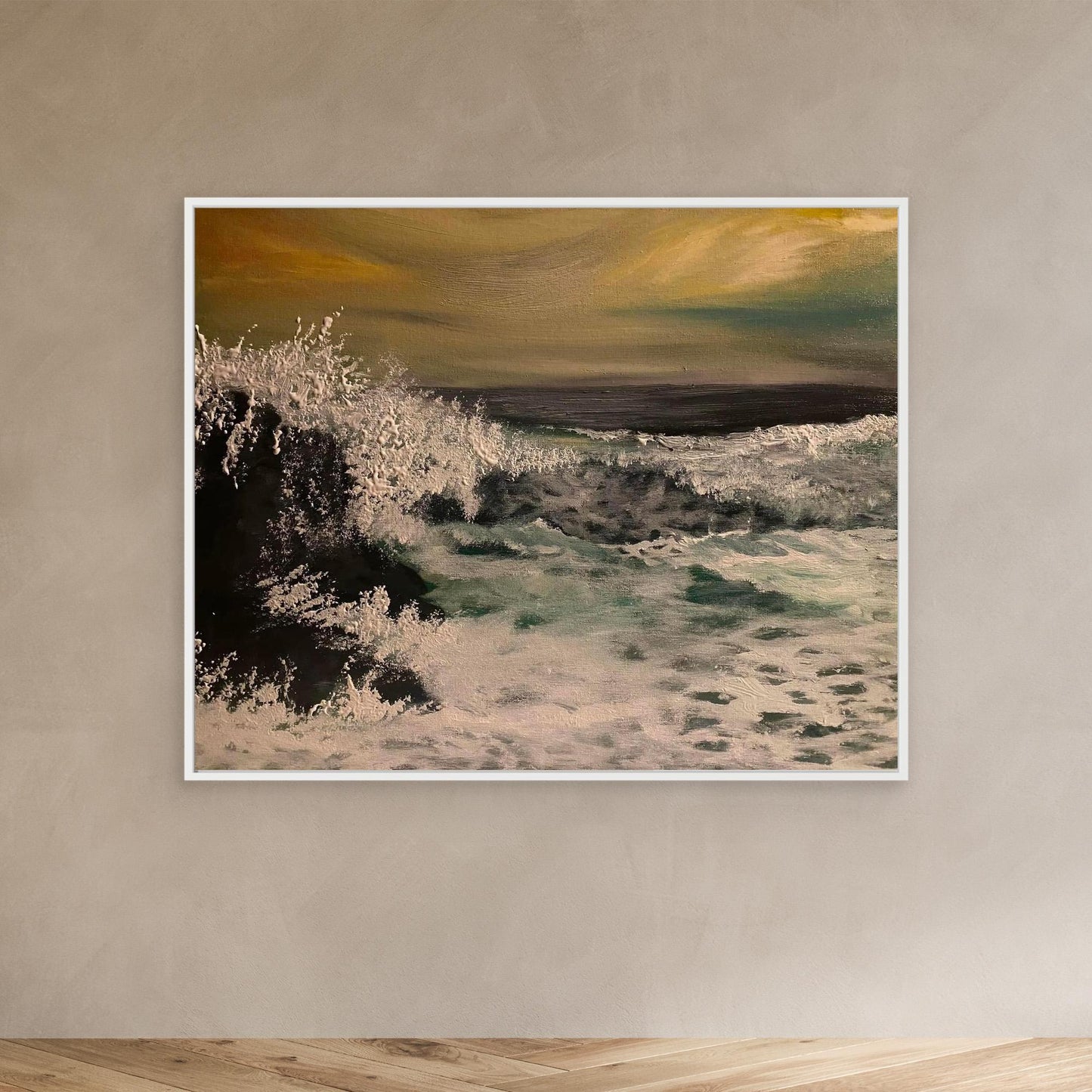 Transcendence - Contemporary Seascape Art Print on Canvas - Art of the Wave