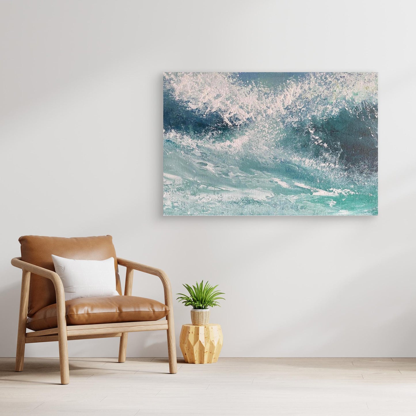 Experience - Big Wave Art Print on Canvas - Art of the Wave