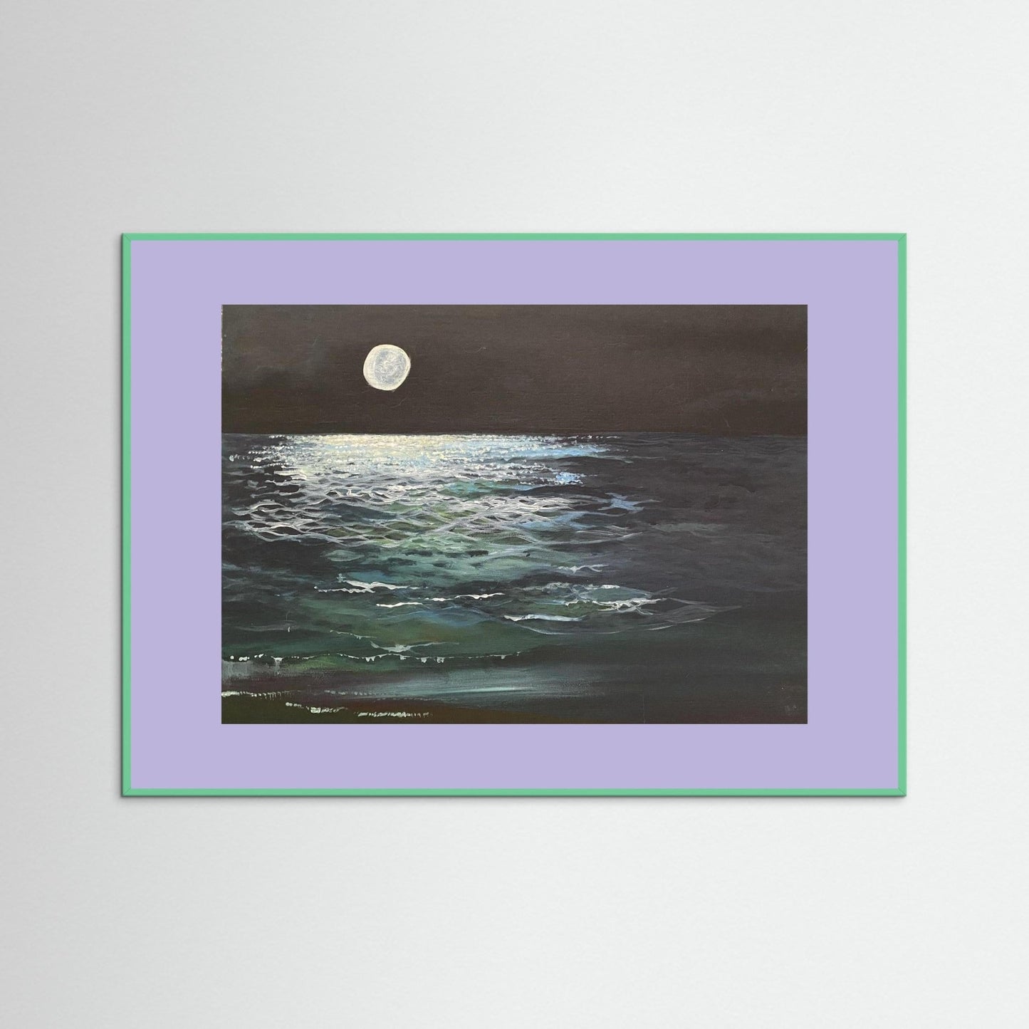 Lumen - Original Fine Art Moonlight Seascape Print - Art of the Wave