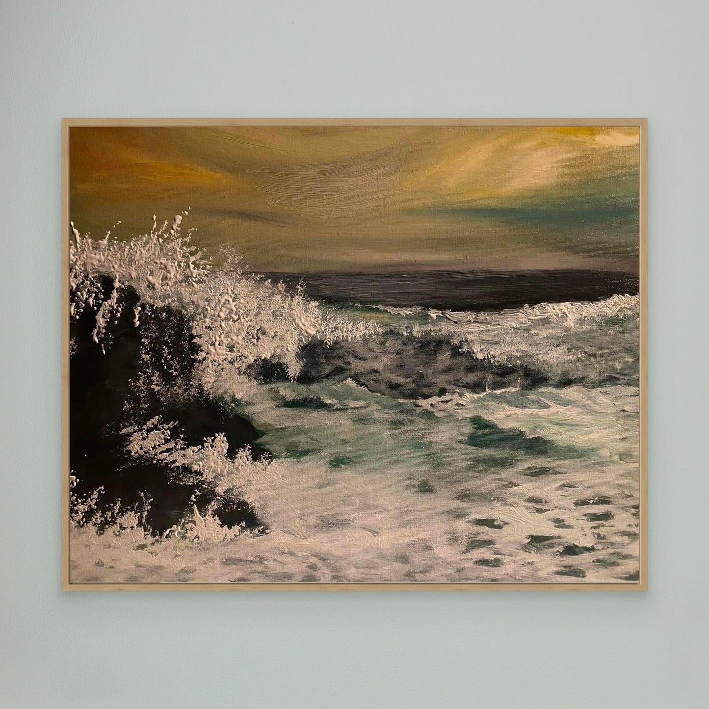 Transcendence - Contemporary Seascape Art Print on Canvas - Art of the Wave