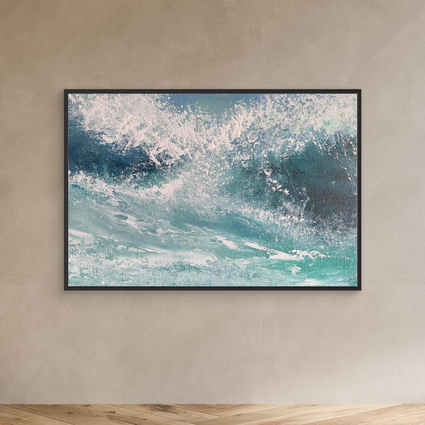 Experience - Big Wave Art Print on Canvas - Art of the Wave