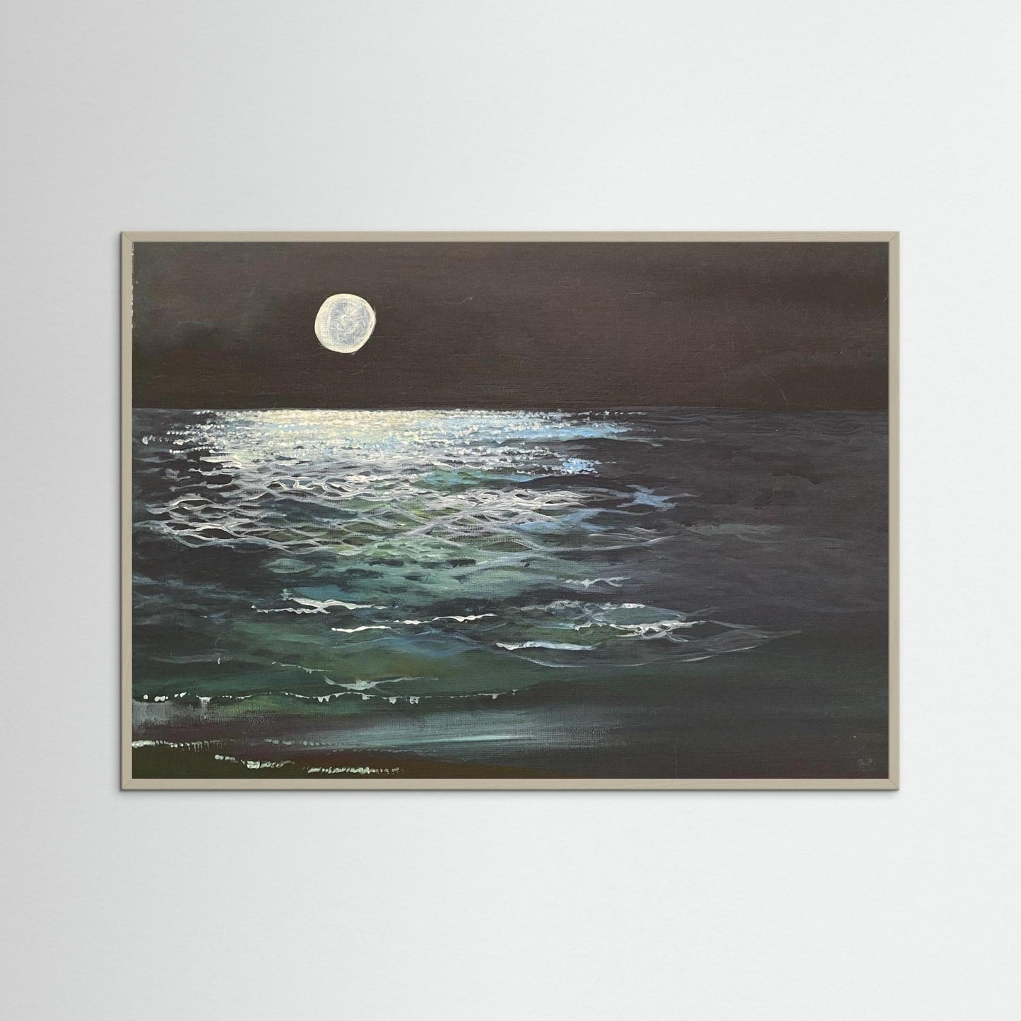 Lumen - Original Fine Art Moonlight Seascape Print - Art of the Wave
