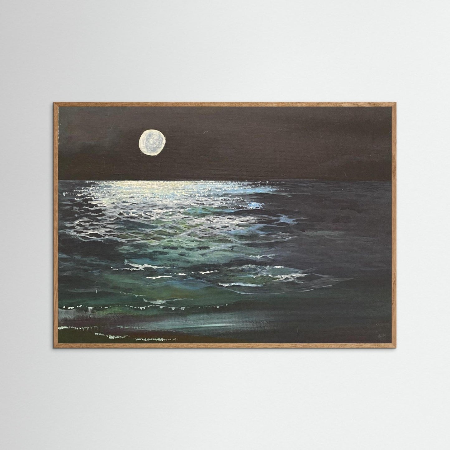 Lumen - Original Fine Art Moonlight Seascape Print - Art of the Wave