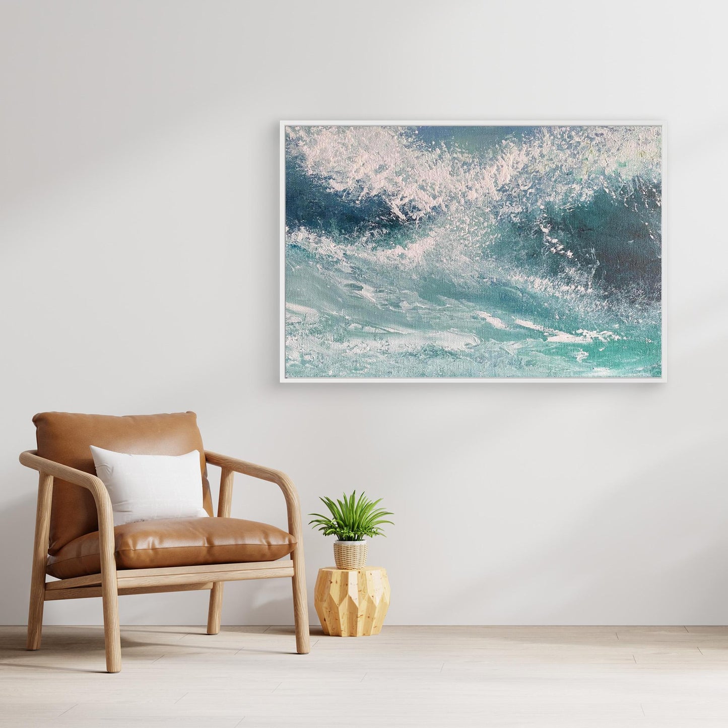 Experience - Big Wave Art Print on Canvas - Art of the Wave