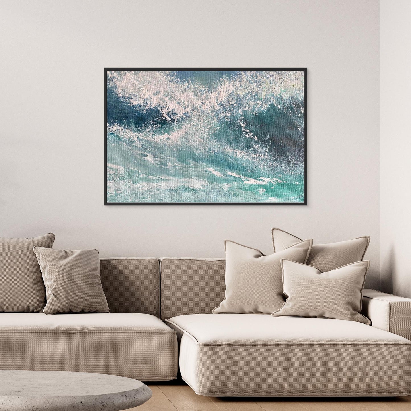 Experience - Big Wave Art Print on Canvas - Art of the Wave