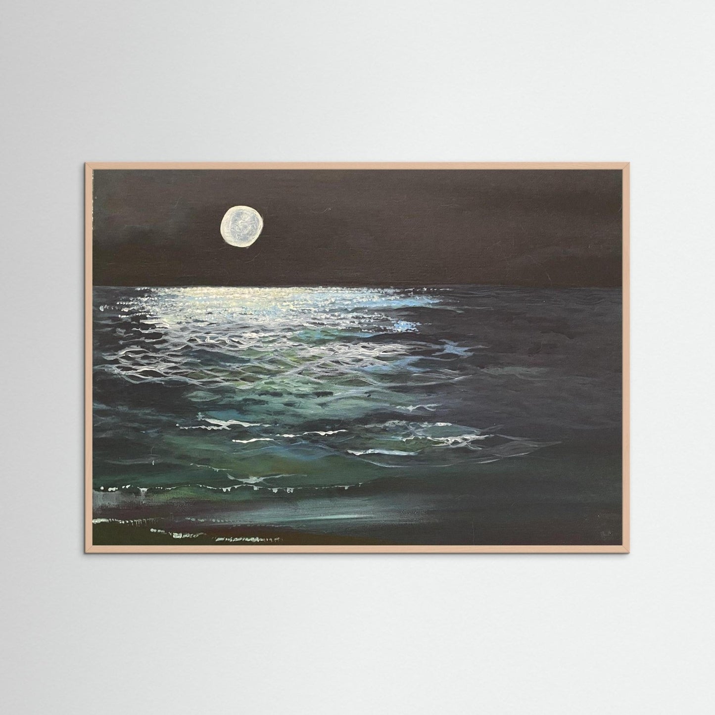 Lumen - Original Fine Art Moonlight Seascape Print - Art of the Wave