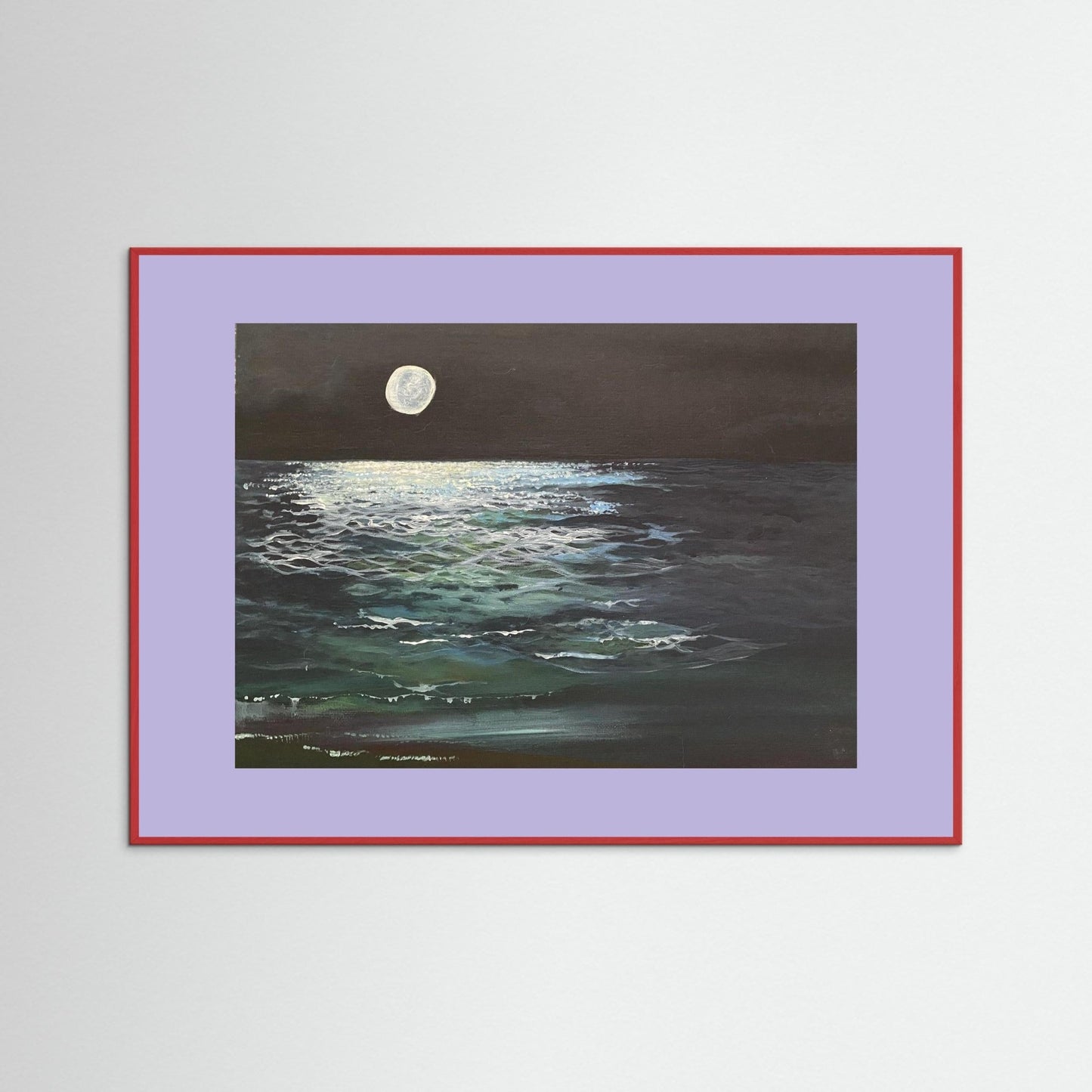 Lumen - Original Fine Art Moonlight Seascape Print - Art of the Wave