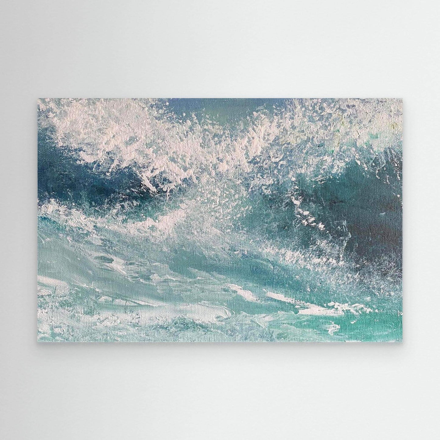 Experience - Big Wave Art Print on Canvas - Art of the Wave