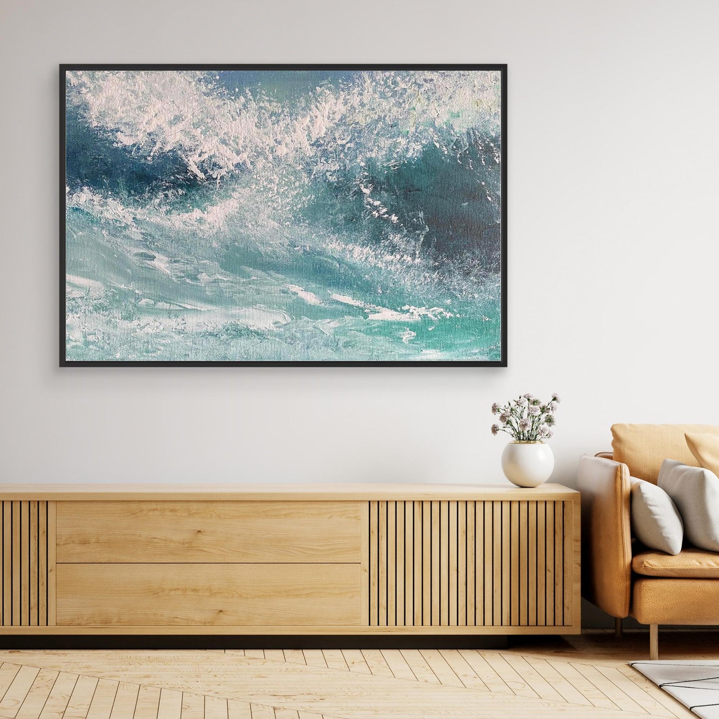 Experience - Big Wave Art Print on Canvas - Art of the Wave