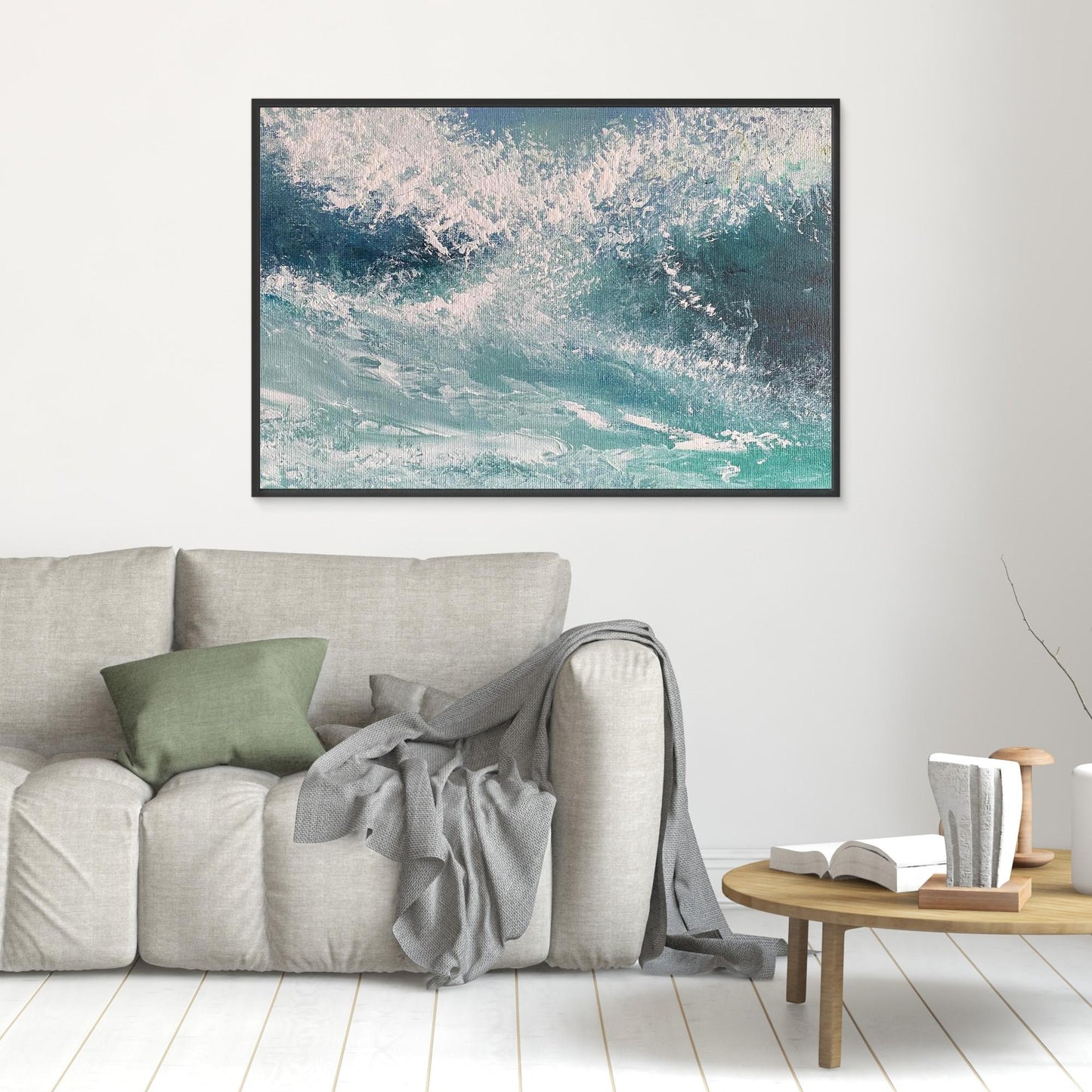 Experience - Big Wave Art Print on Canvas - Art of the Wave