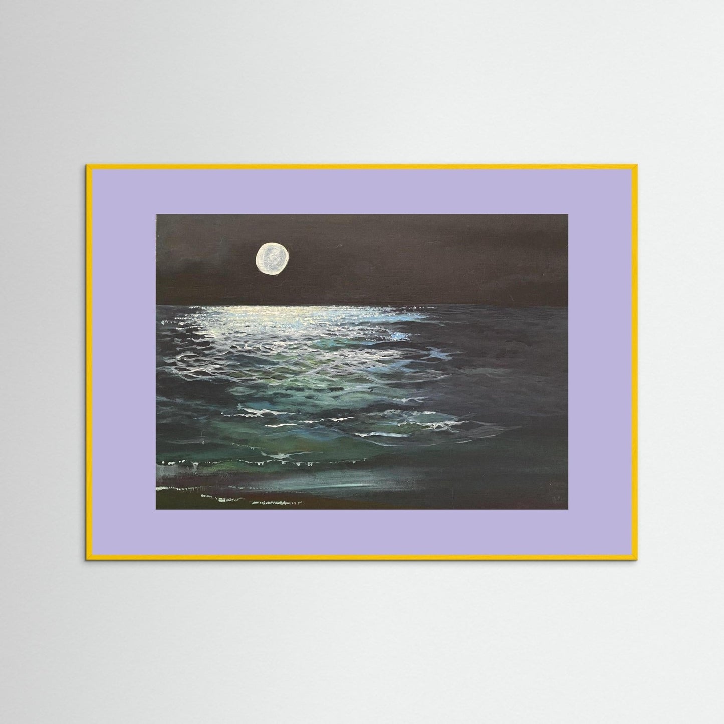 Lumen - Original Fine Art Moonlight Seascape Print - Art of the Wave