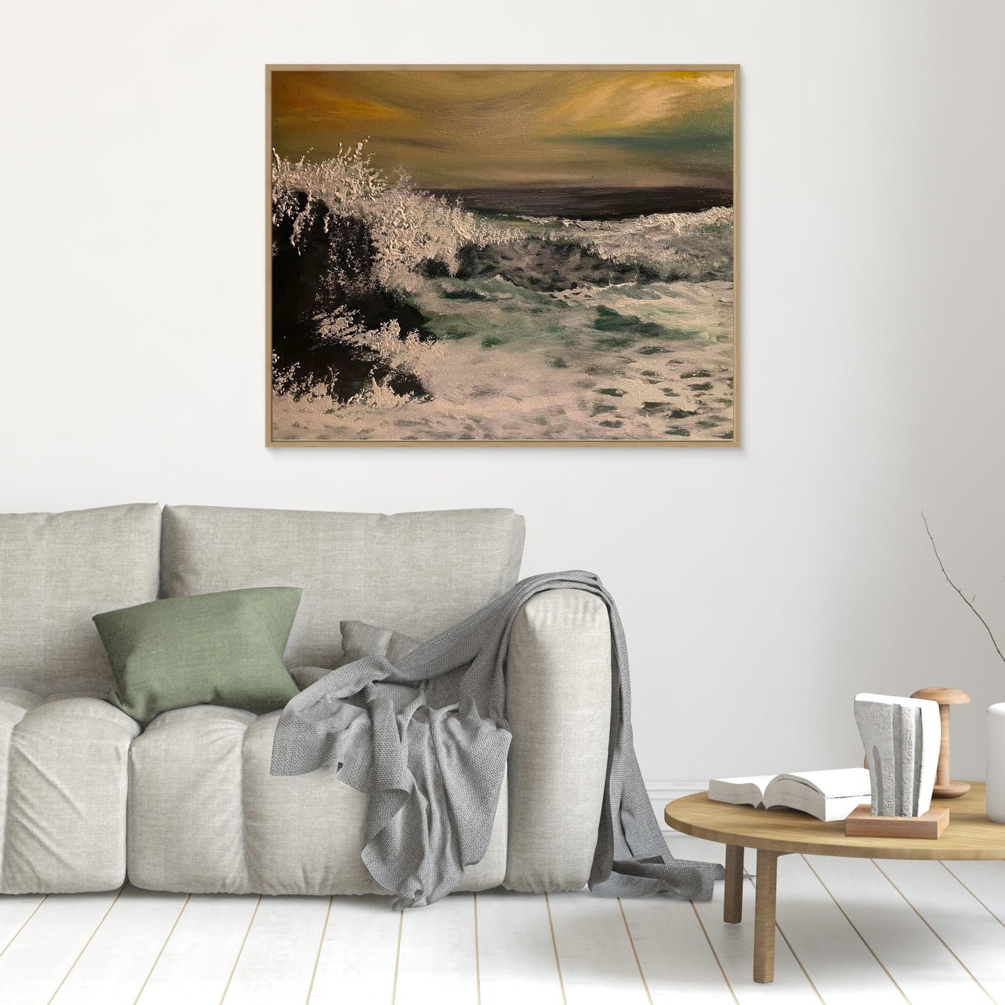 Transcendence - Contemporary Seascape Art Print on Canvas - Art of the Wave
