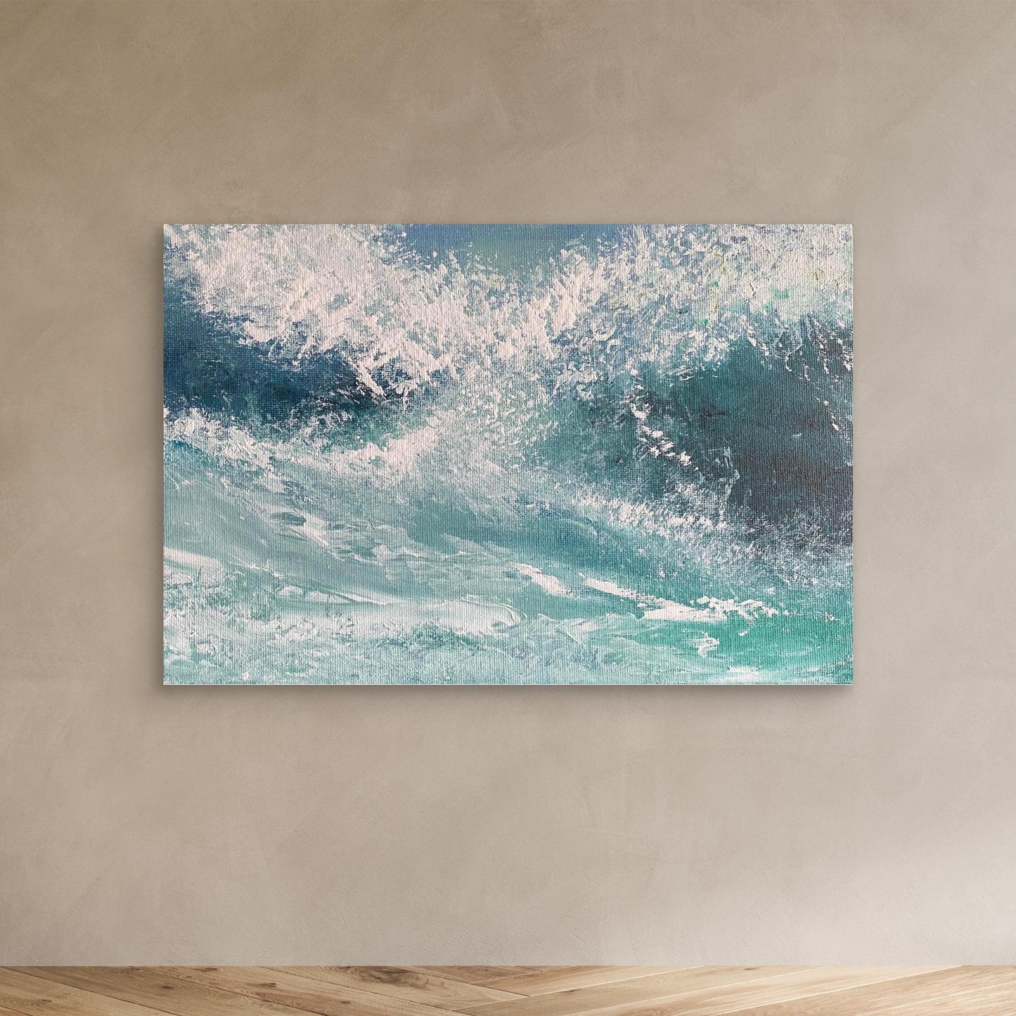 Experience - Big Wave Art Print on Canvas - Art of the Wave