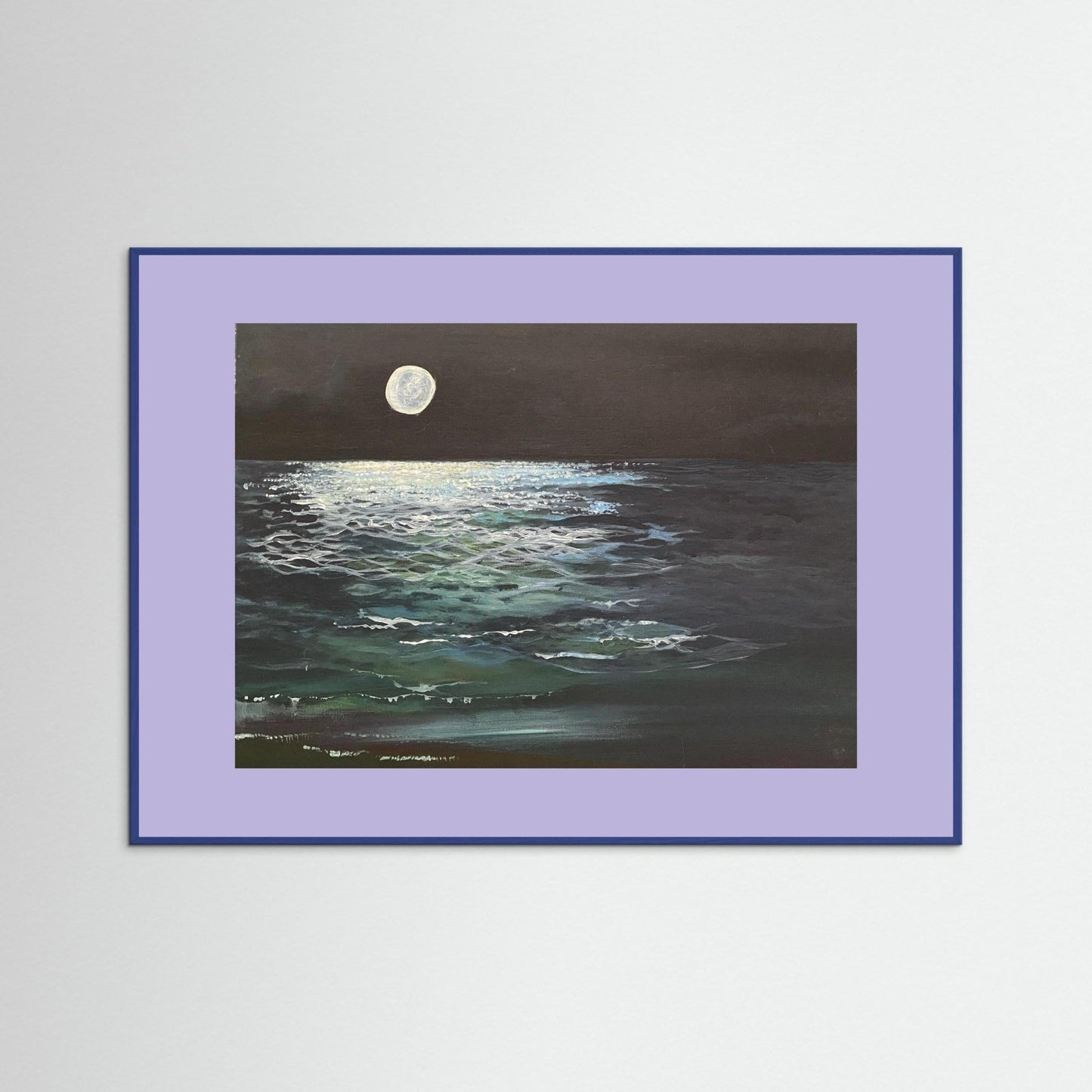 Lumen - Original Fine Art Moonlight Seascape Print - Art of the Wave