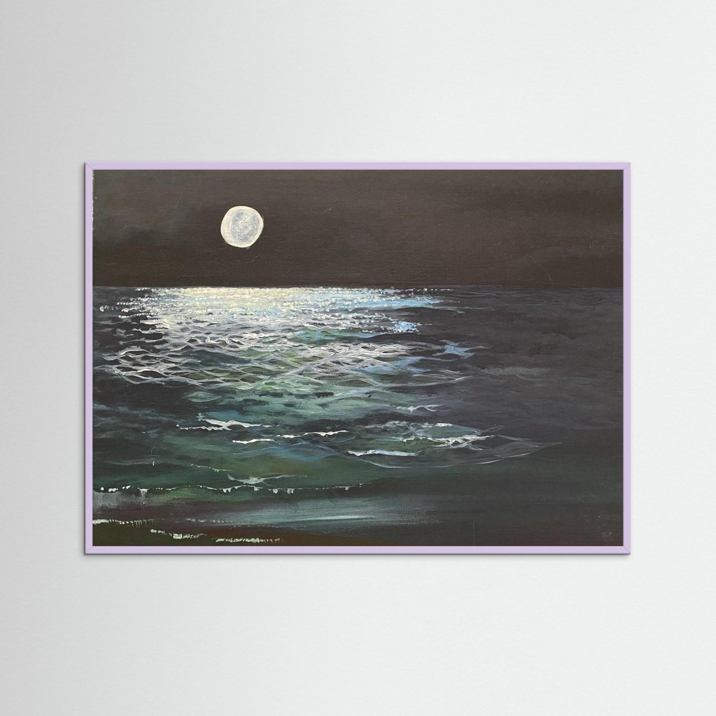 Lumen - Original Fine Art Moonlight Seascape Print - Art of the Wave