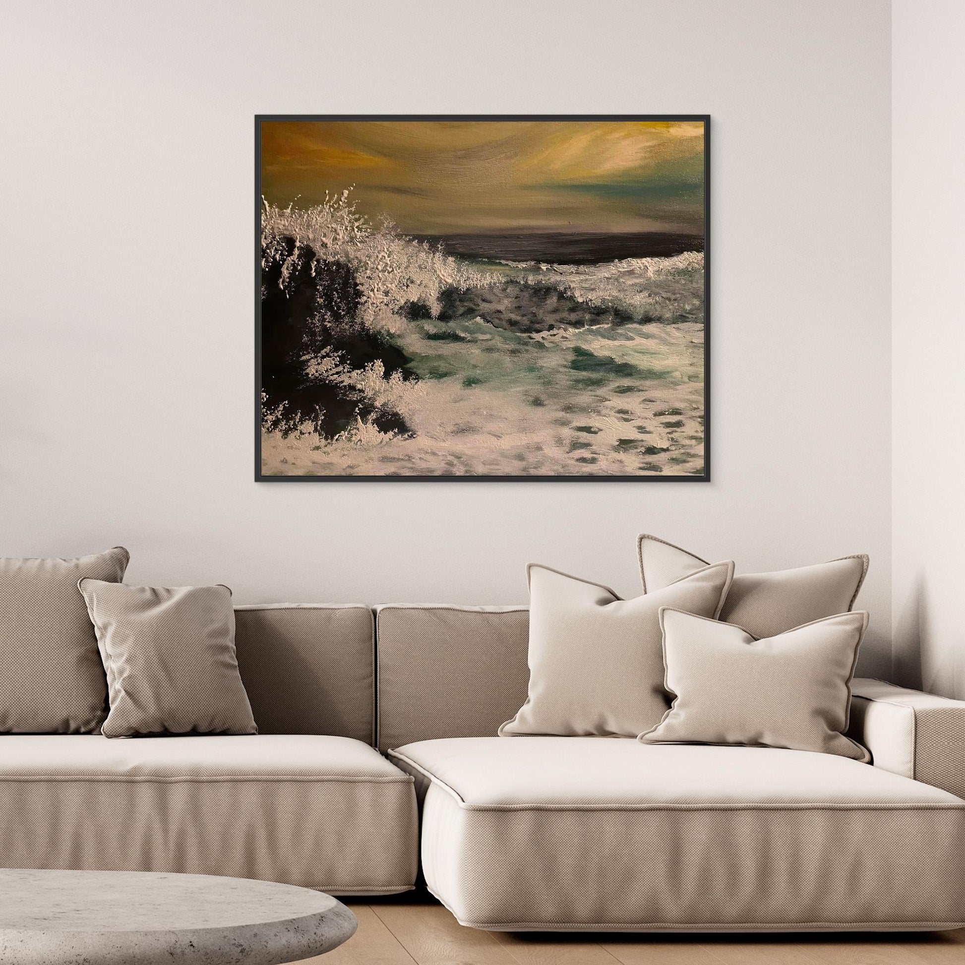 Transcendence - Contemporary Seascape Art Print on Canvas - Art of the Wave
