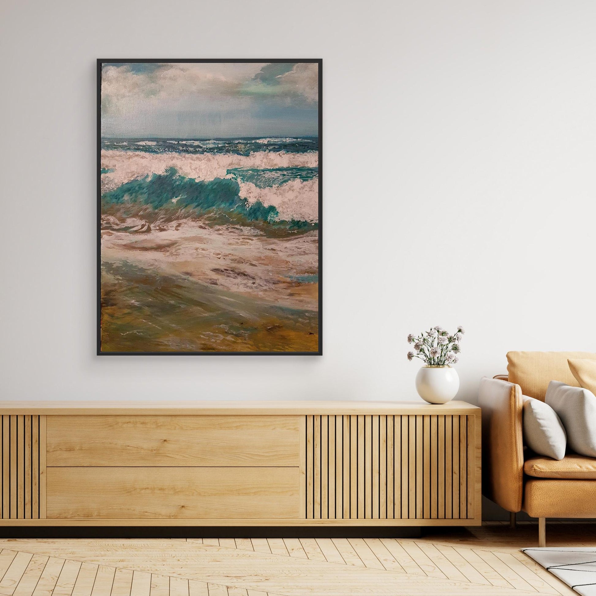 Summer Surf - Fine Art Seascape Beach Print on Canvas - Art of the Wave