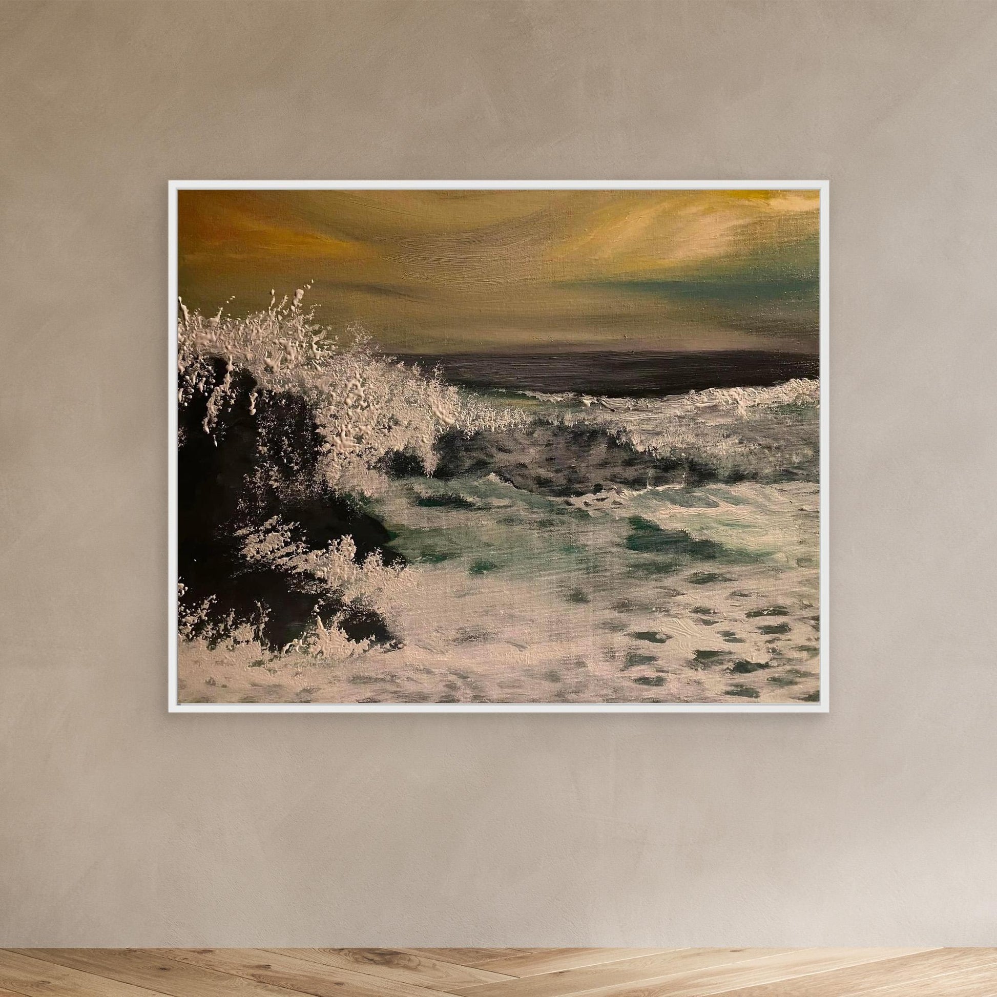 Transcendence - Contemporary Seascape Art Print on Canvas - Art of the Wave