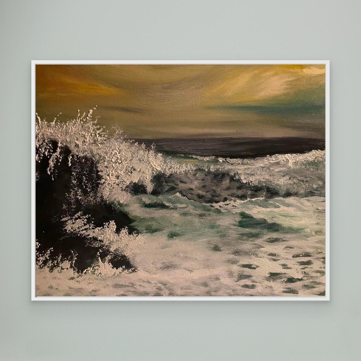 Transcendence - Contemporary Seascape Art Print on Canvas - Art of the Wave