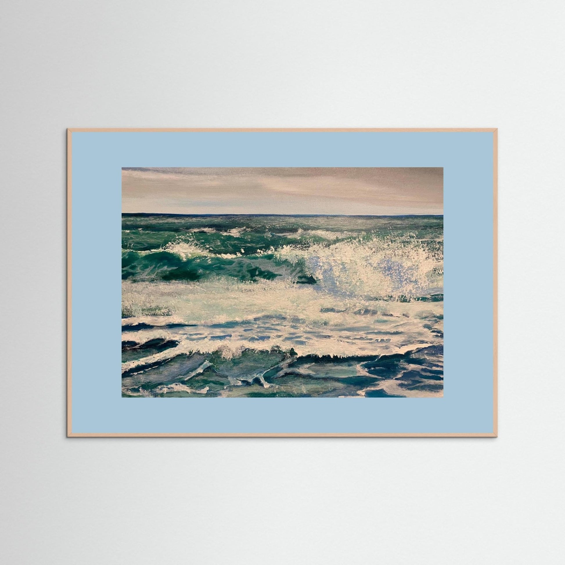 Redemption II Fine Art Seascape Breaking Wave Paper Print - Art of the Wave