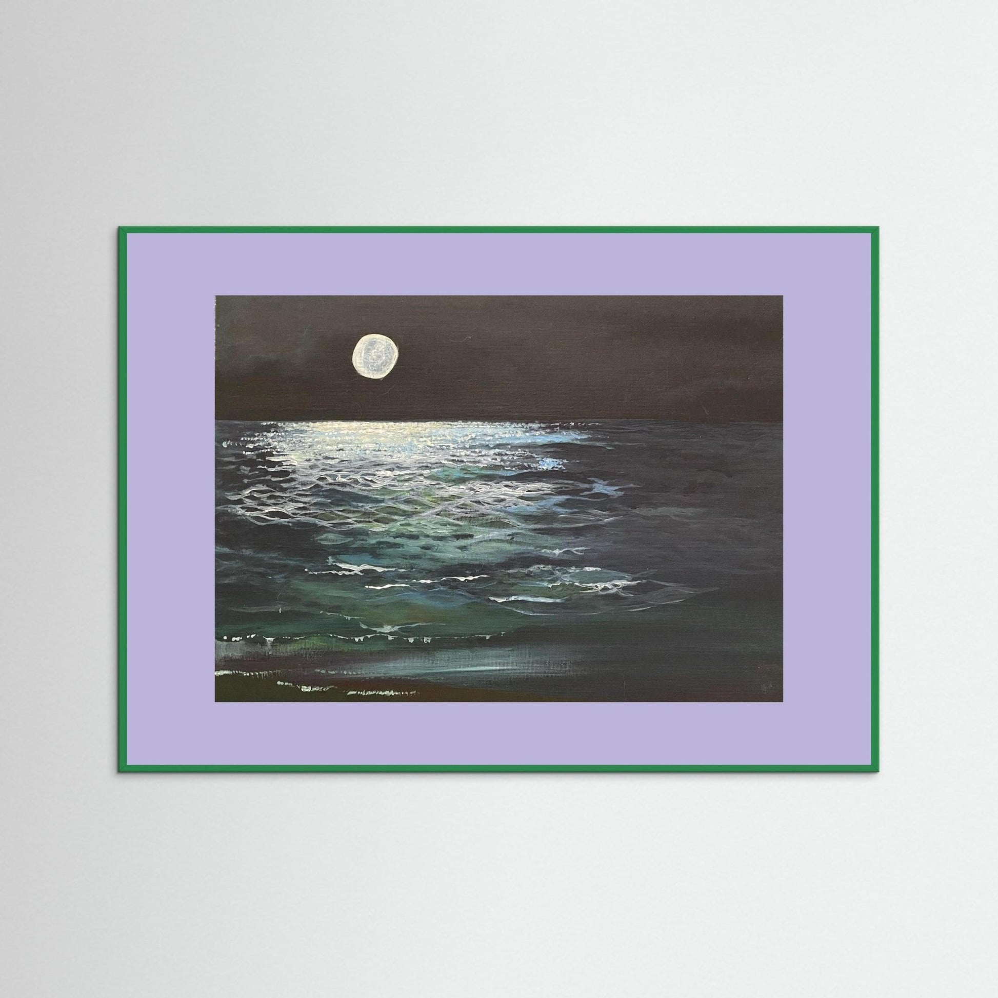 Lumen - Original Fine Art Moonlight Seascape Print - Art of the Wave