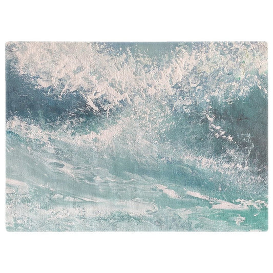 Glass Chopping Board - 'Experience' - Art of the Wave