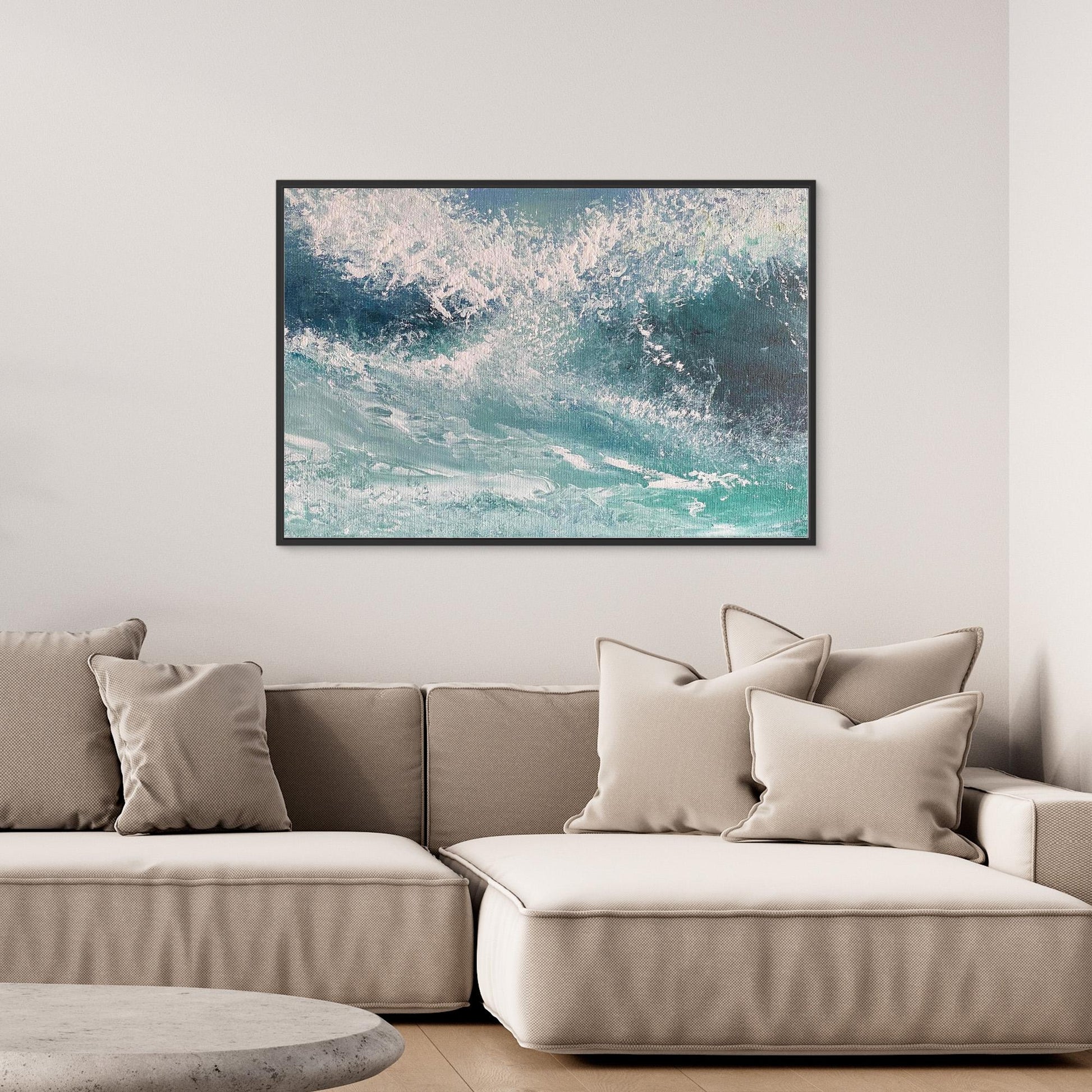 Experience - Big Wave Art Print on Canvas - Art of the Wave