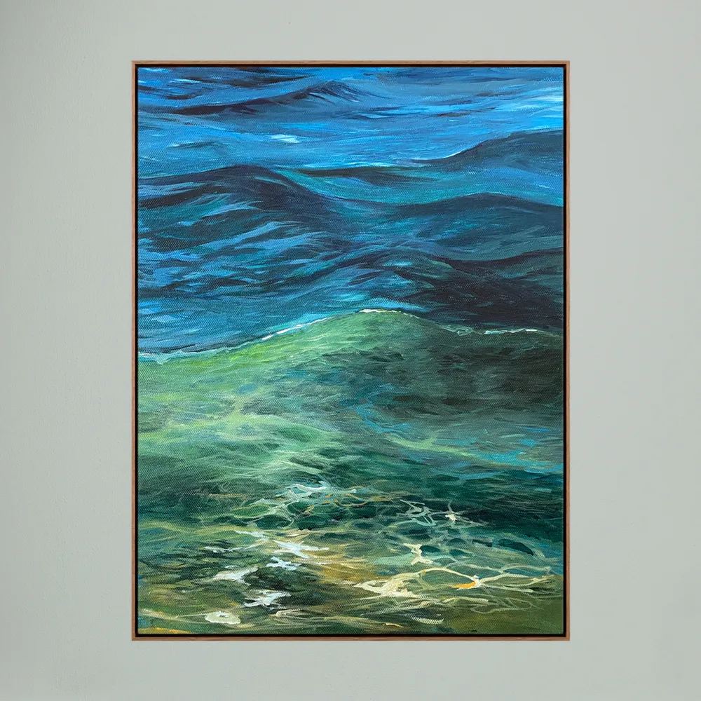 Healing Seascape Print on Canvas - As Above, So Beneath