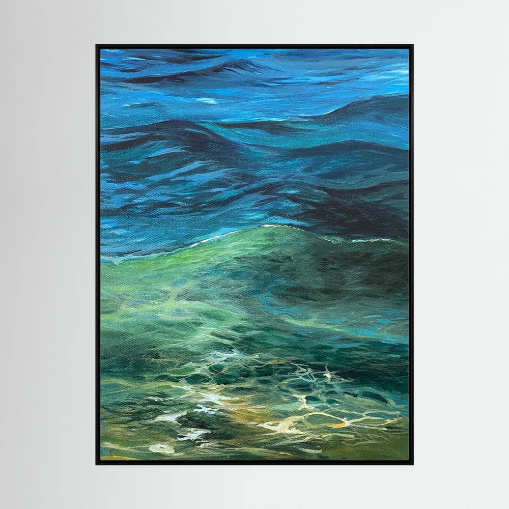 Healing Seascape Print on Canvas - As Above, So Beneath