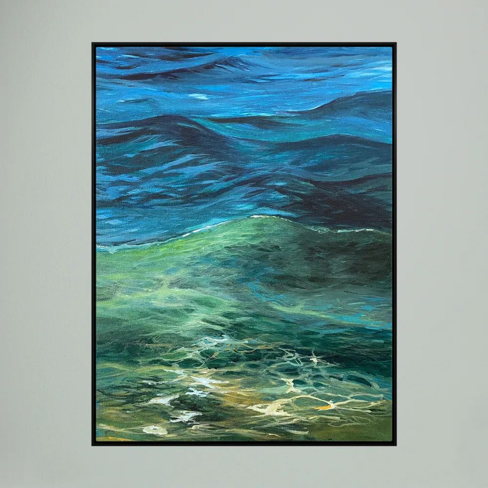 Healing Seascape Print on Canvas - As Above, So Beneath