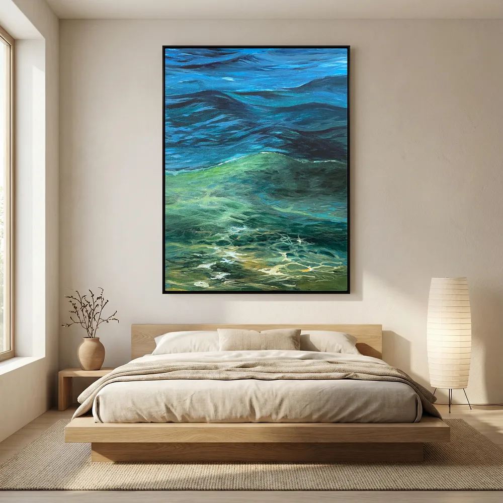 Healing Seascape Print on Canvas - As Above, So Beneath