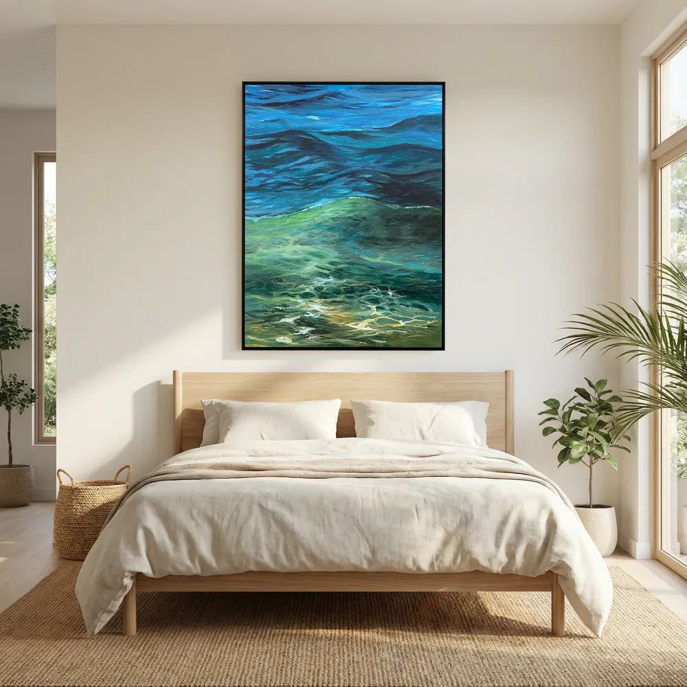 Healing Seascape Print on Canvas - As Above, So Beneath