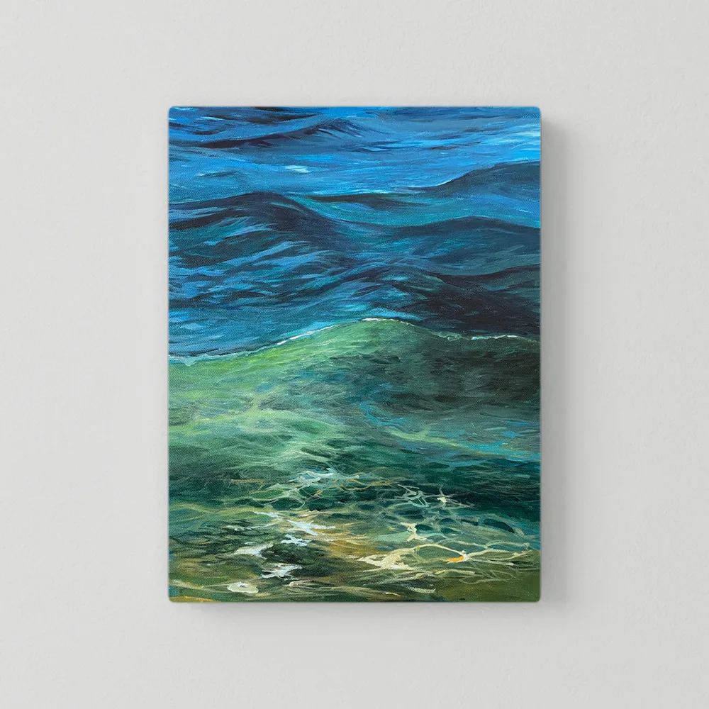 Healing Seascape Print on Canvas - As Above, So Beneath