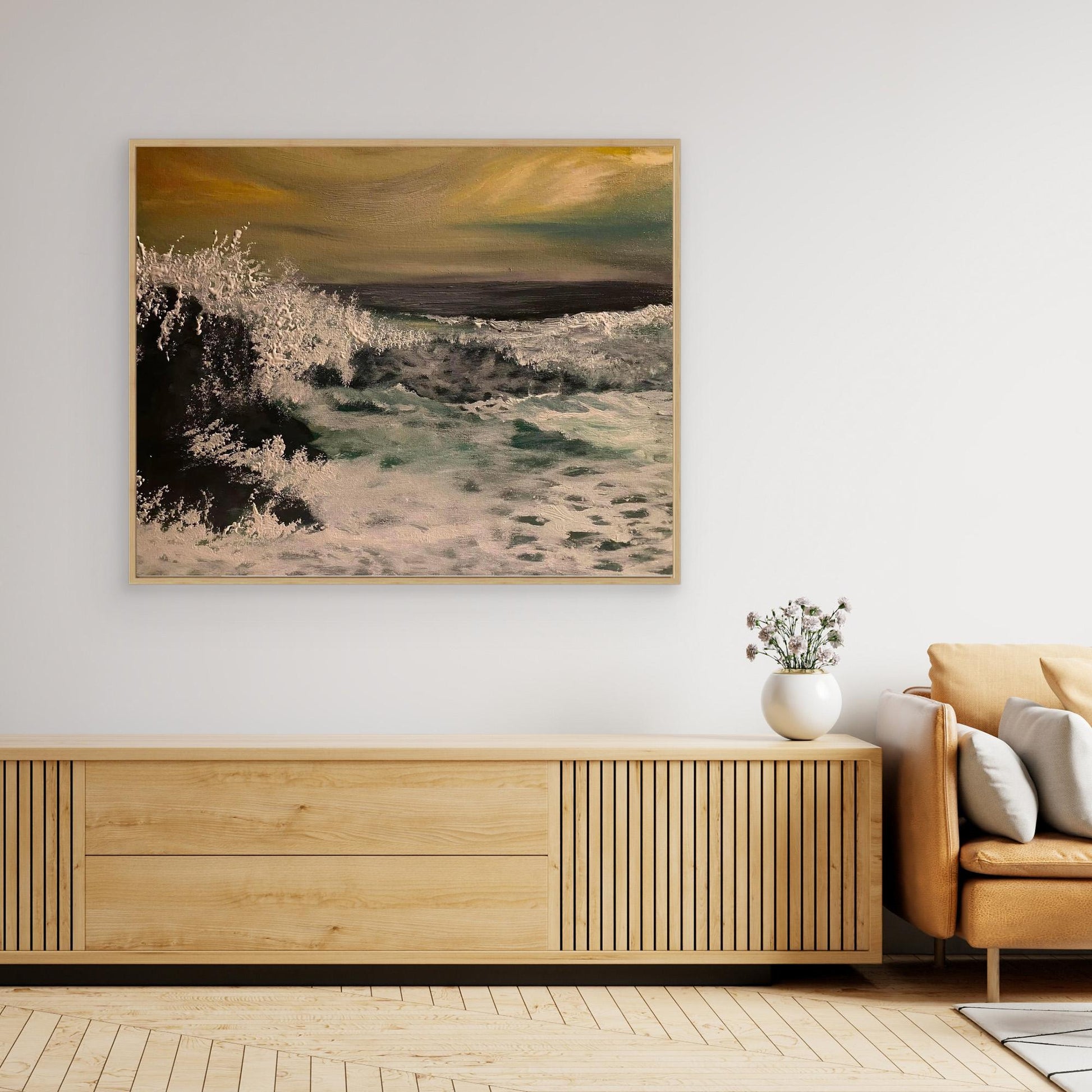 Transcendence - Contemporary Seascape Art Print on Canvas - Art of the Wave
