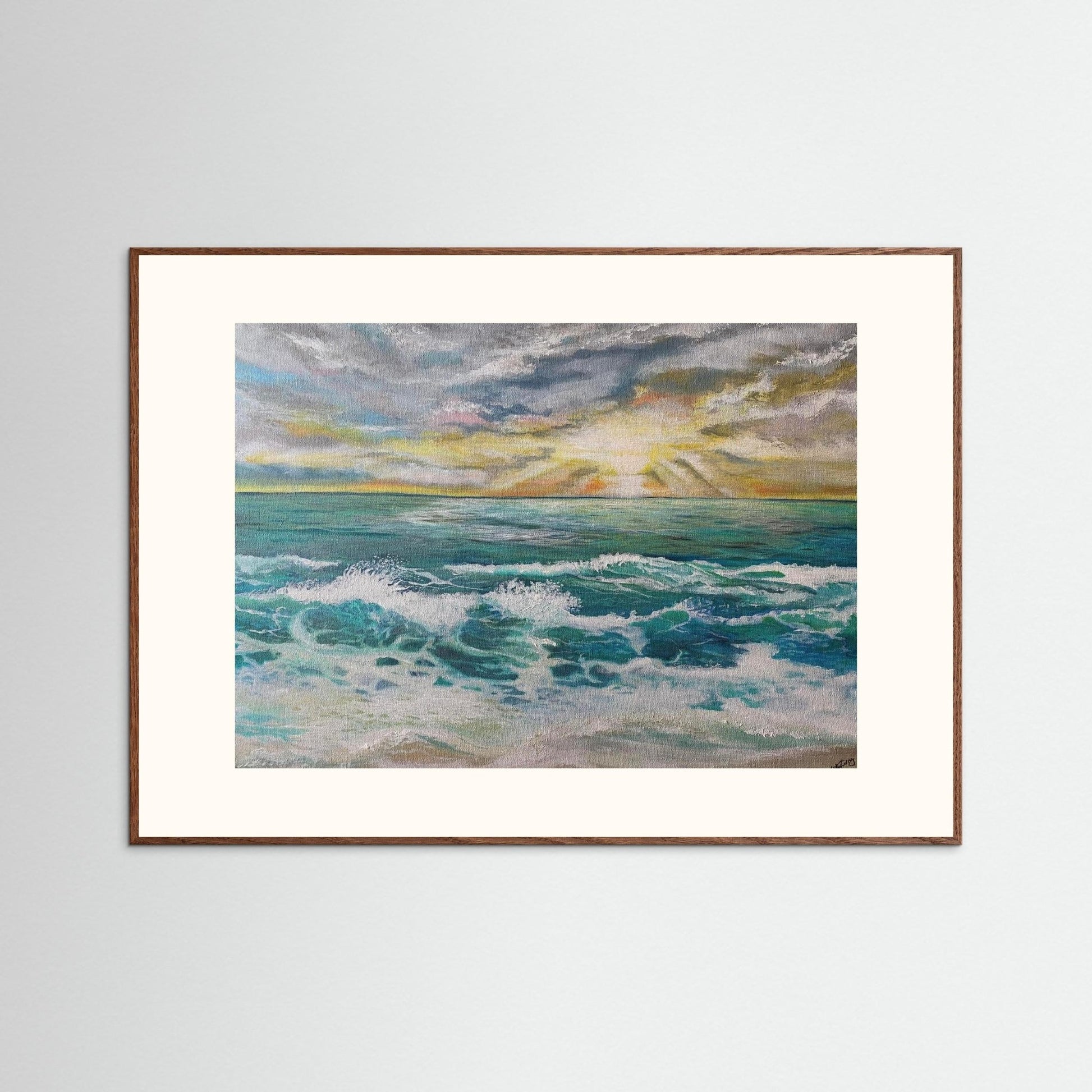 Magic - Seascape Print on Canvas - Art of the Wave