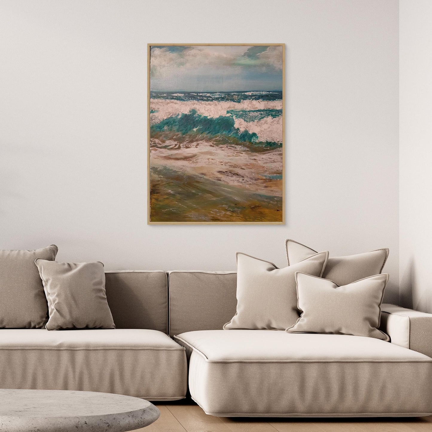 Summer Surf - Fine Art Seascape Beach Print on Canvas - Art of the Wave