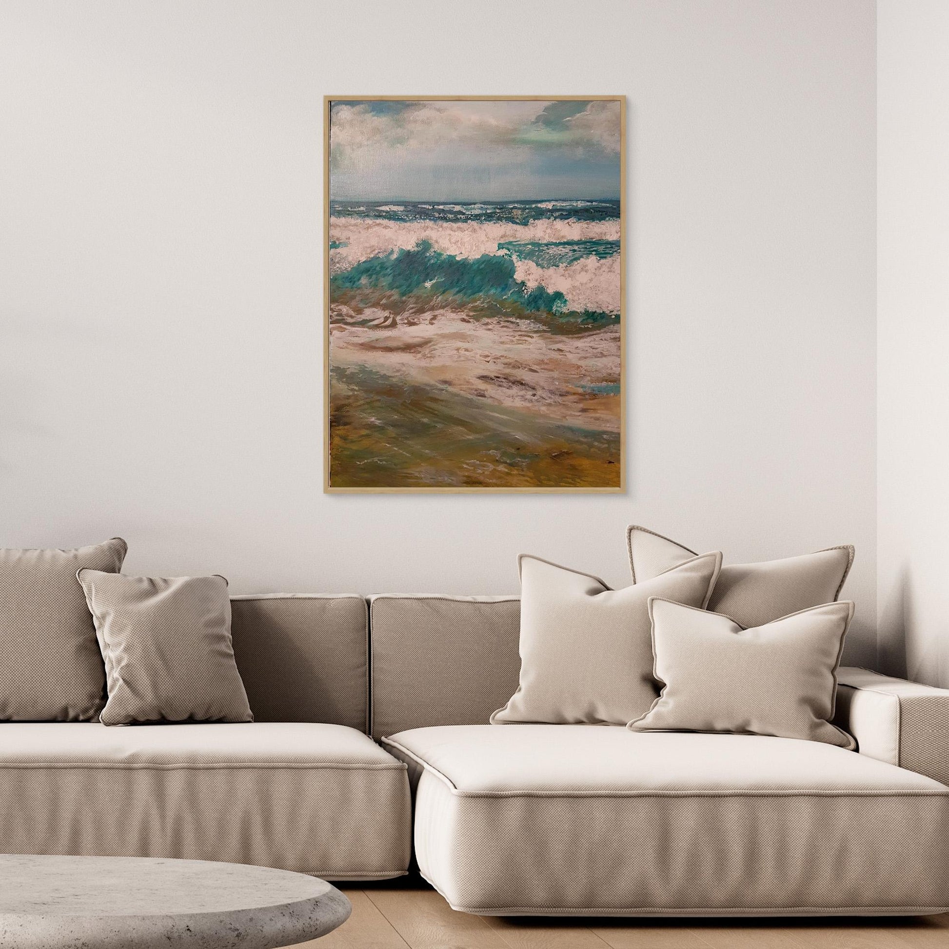Summer Surf - Fine Art Seascape Beach Print on Canvas - Art of the Wave