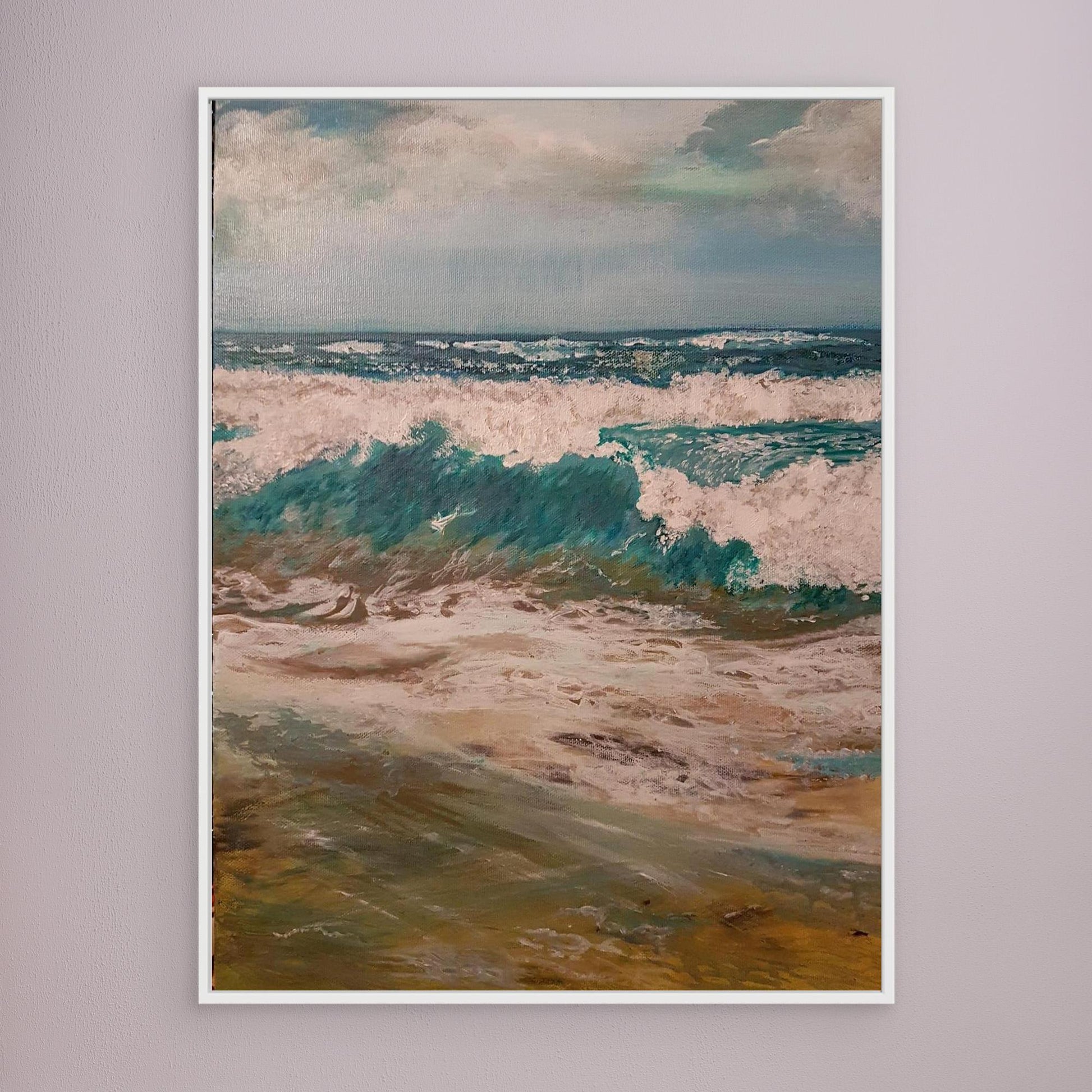 Summer Surf - Fine Art Seascape Beach Print on Canvas - Art of the Wave