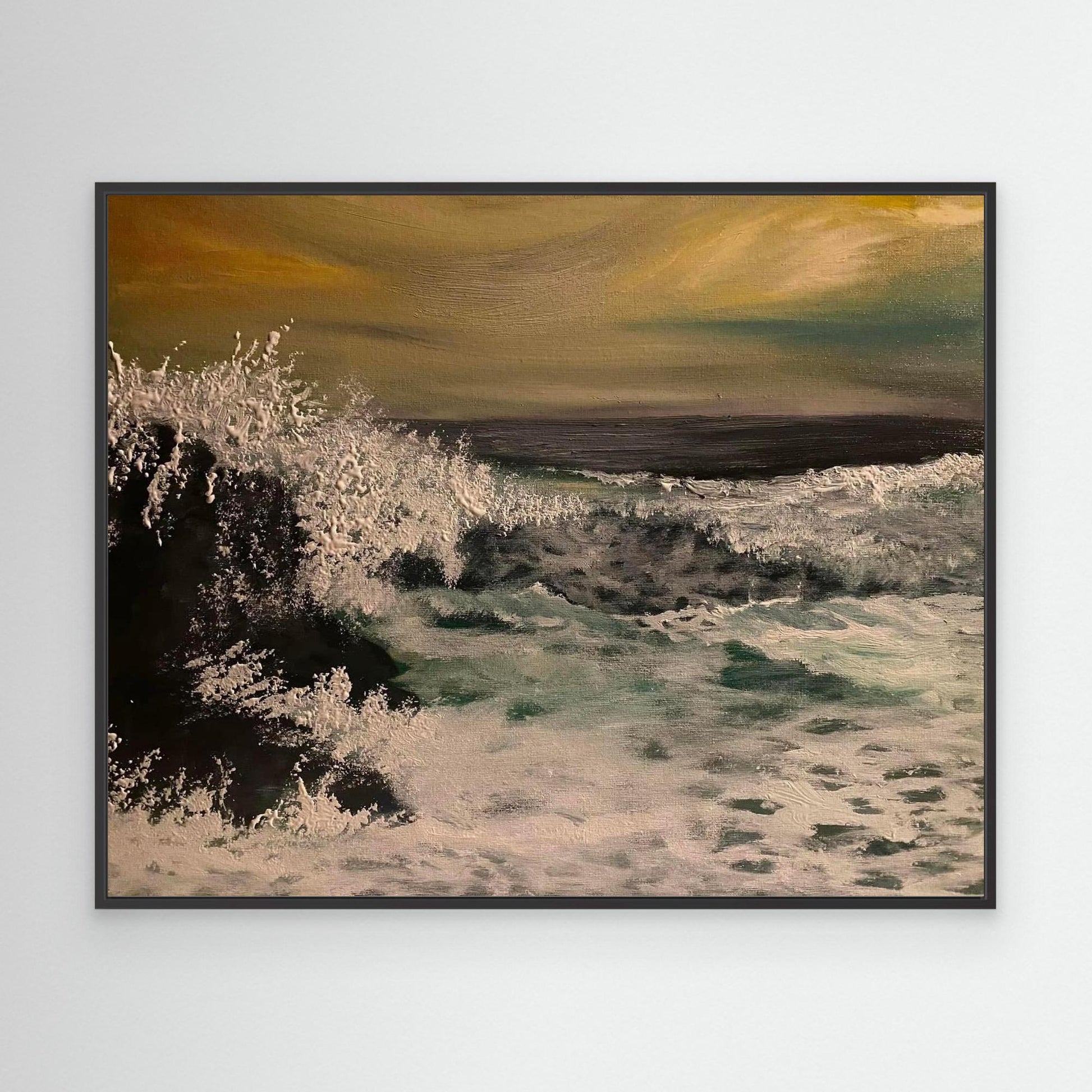 Transcendence - Contemporary Seascape Art Print on Canvas - Art of the Wave
