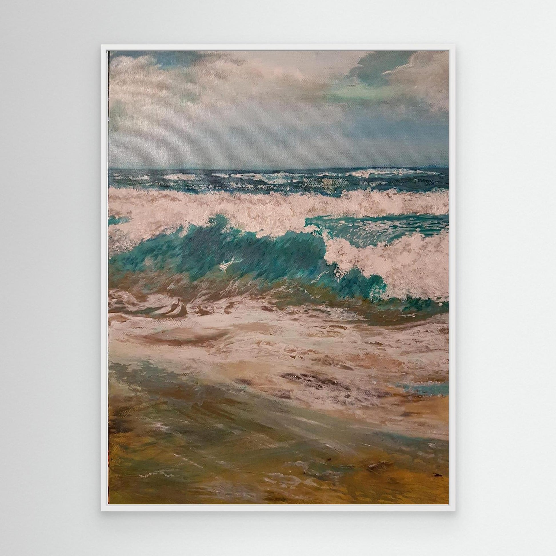 Summer Surf - Fine Art Seascape Beach Print on Canvas - Art of the Wave