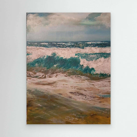 Summer Surf - Fine Art Seascape Beach Print on Canvas - Art of the Wave
