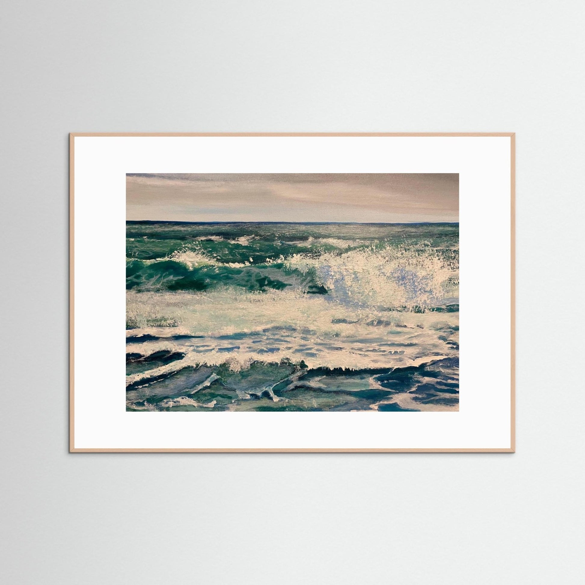 Redemption II Fine Art Seascape Breaking Wave Paper Print - Art of the Wave