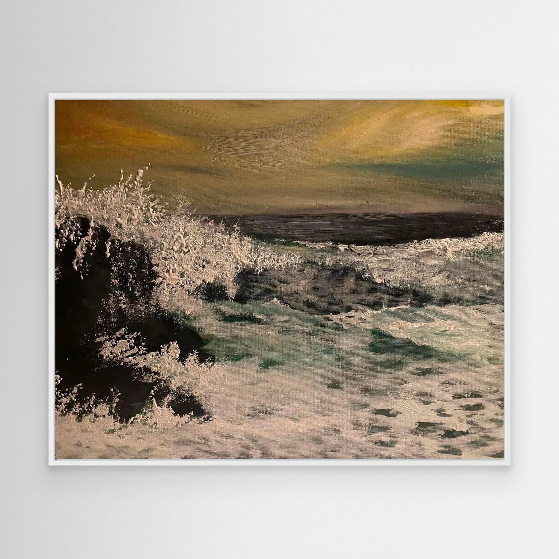 Transcendence - Contemporary Seascape Art Print on Canvas - Art of the Wave